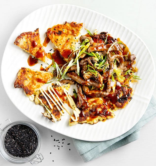 Japanese Okonomiyaki Fritters
