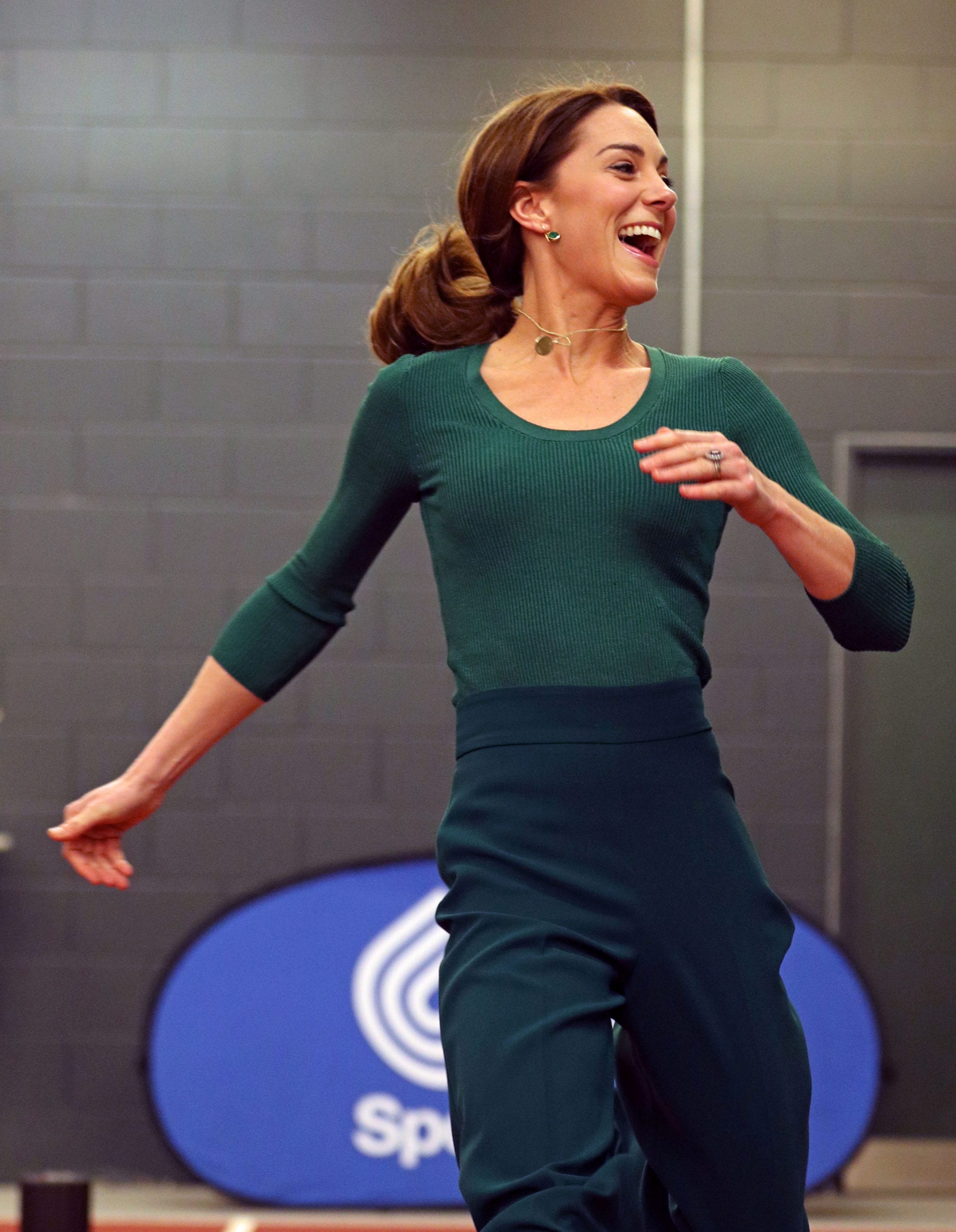 Britain's Catherine, Duchess of Cambridge, attends a SportsAid event at the London Stadium at the Olympic Park in Stratford in London, Britain February 26, 2020.  Yui Mok/Pool via REUTERS - RC2C8F91S9JZ