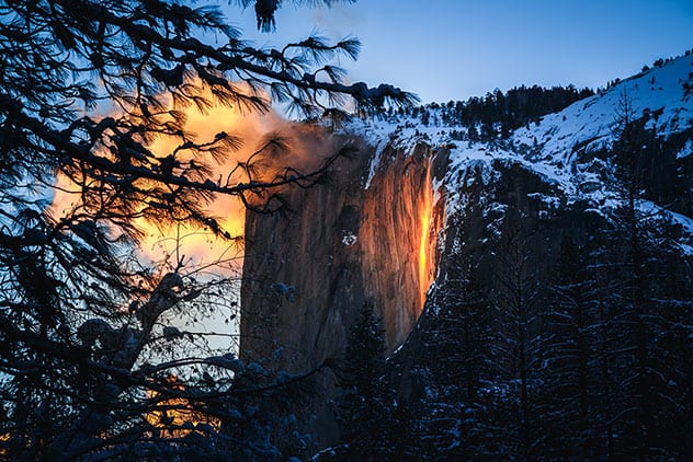 Witness the spectacular, fiery phenomenon that lights up the Yosemite valley