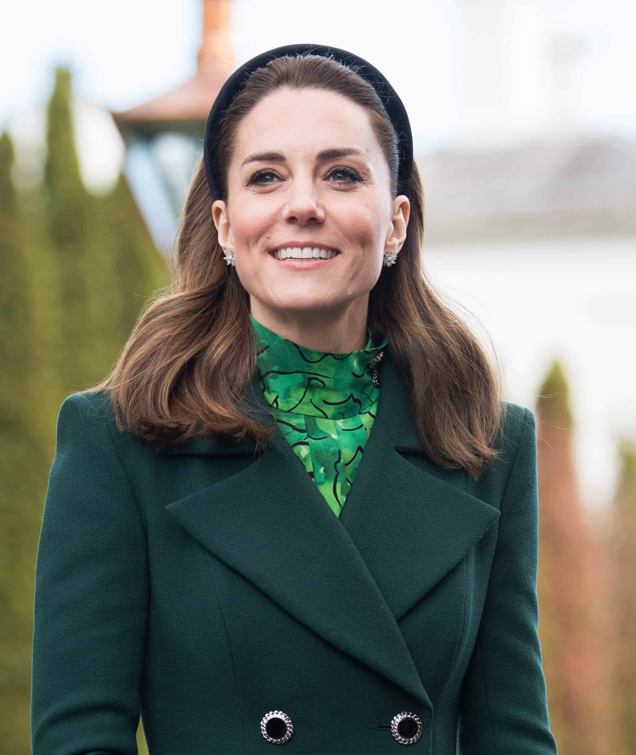 DUBLIN, IRELAND - MARCH 03: Catherine, Duchess of Cambridge during a meeting at Áras an Uachtaráin on March 03, 2020 in Dublin, Ireland. The Duke and Duchess of Cambridge are undertaking an official visit to Ireland between Tuesday 3rd March and Thursday 5th March, at the request of the Foreign and Commonwealth Office. (Photo by Samir Hussein/WireImage)