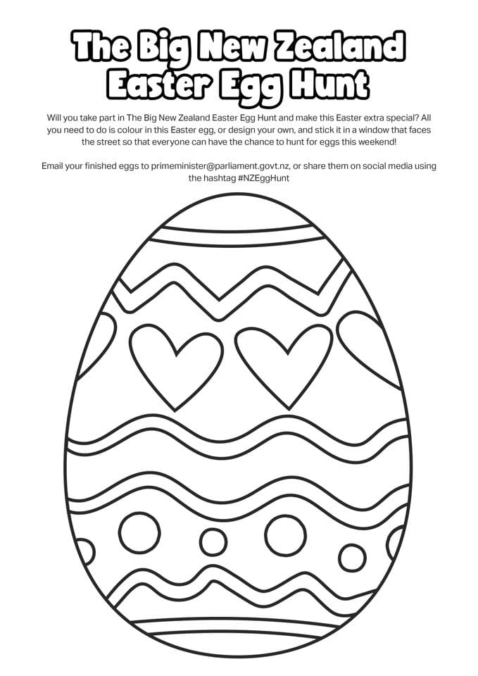 Jacinda Ardern shares daughter Neve’s Easter egg “masterpiece”
