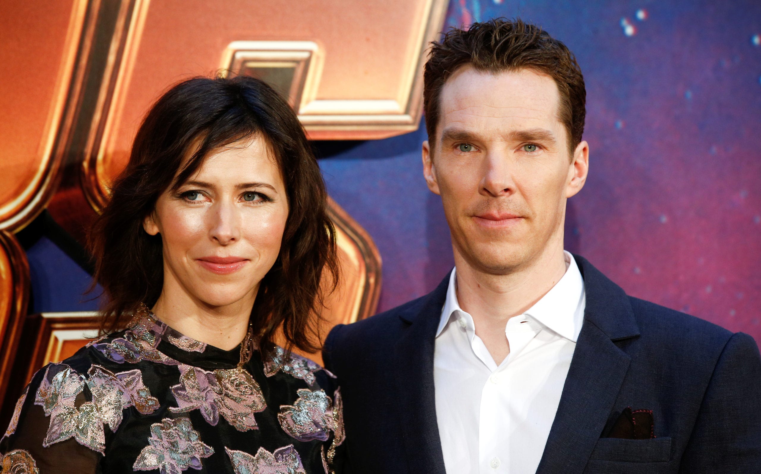 Benedict Cumberbatch and his wife Sophie Hunter. REUTERS/Henry Nicholls