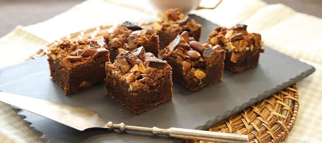 Salted Almond Tim Tam Brownies