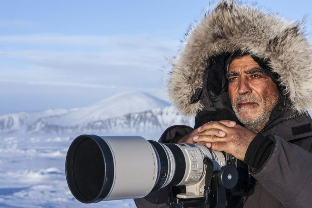 Meet the photographer who went face-to-face with a polar bear
