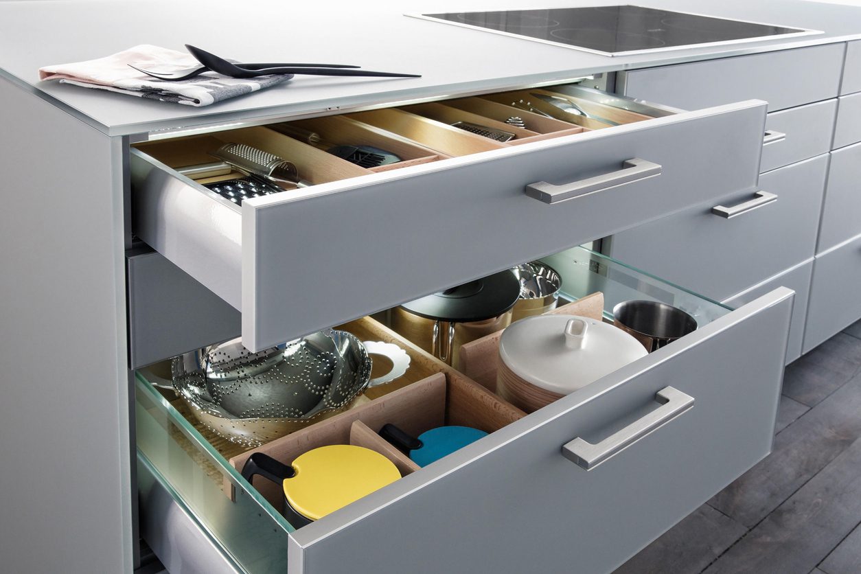 Kitchen drawer dividers