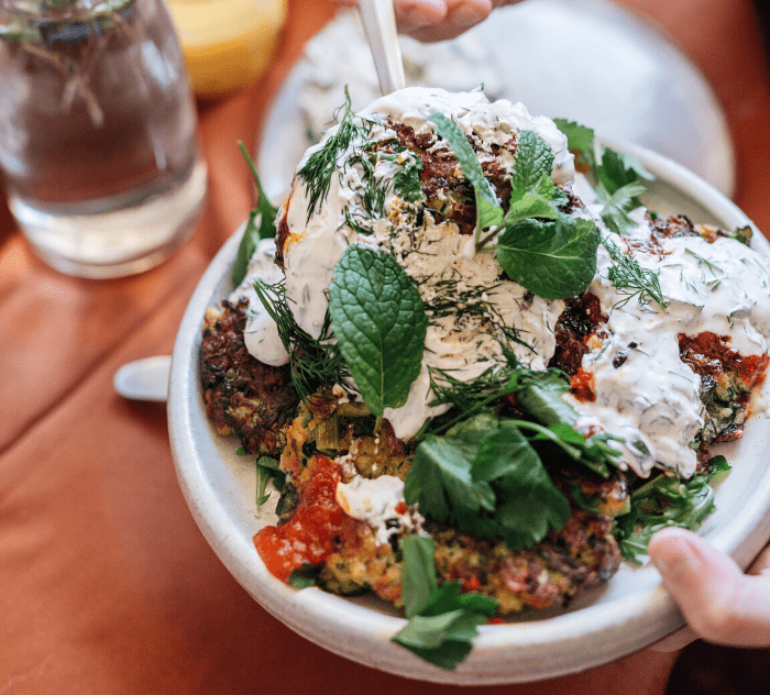 Herby Halloumi & Zucchini Fritters