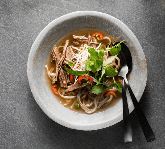 Slow-Cooked Beef Brisket Pho