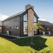 The Kew House designed by Rebecca Naughtin defines modern Scandi barn design.