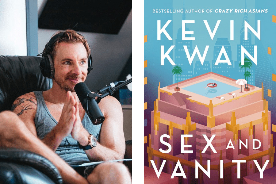 <em>Armchair Expert with Dax Shephard (Instagram) and Sex & Vanity by Kevin Kwan (Penguin Books)</em>