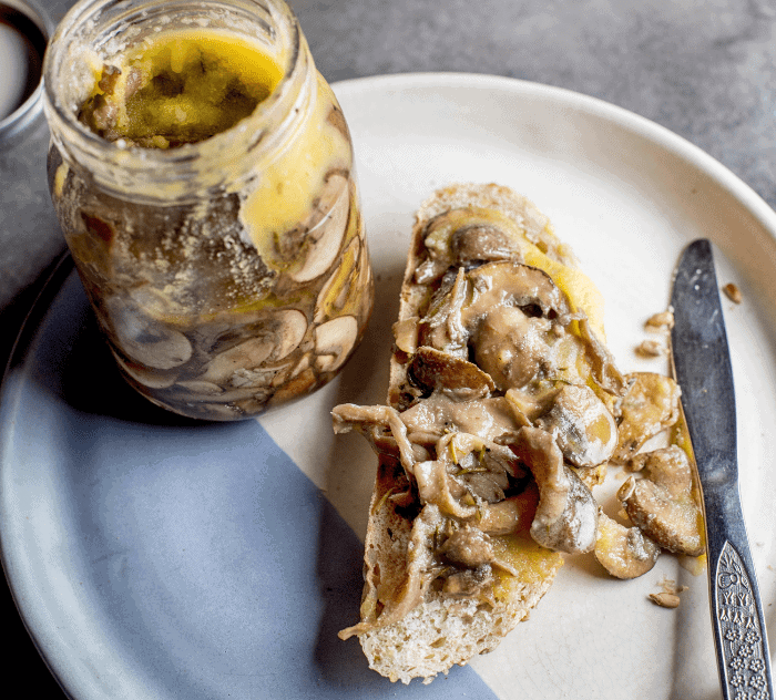 Potted Mushrooms