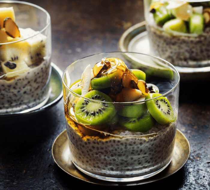 Kiwifruit Breakfast Puddings