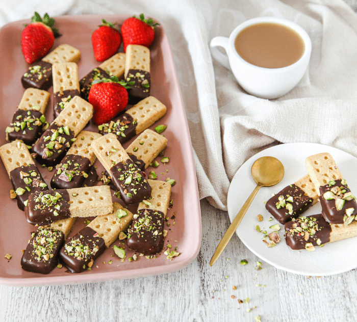 Chocolate Dipped Short Bread