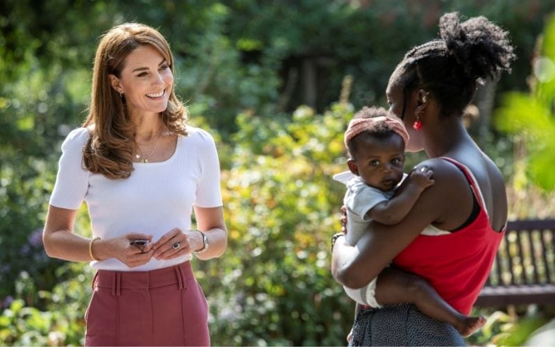 The Duchess of Cambridge channels Princess Diana as she meets with parents in London