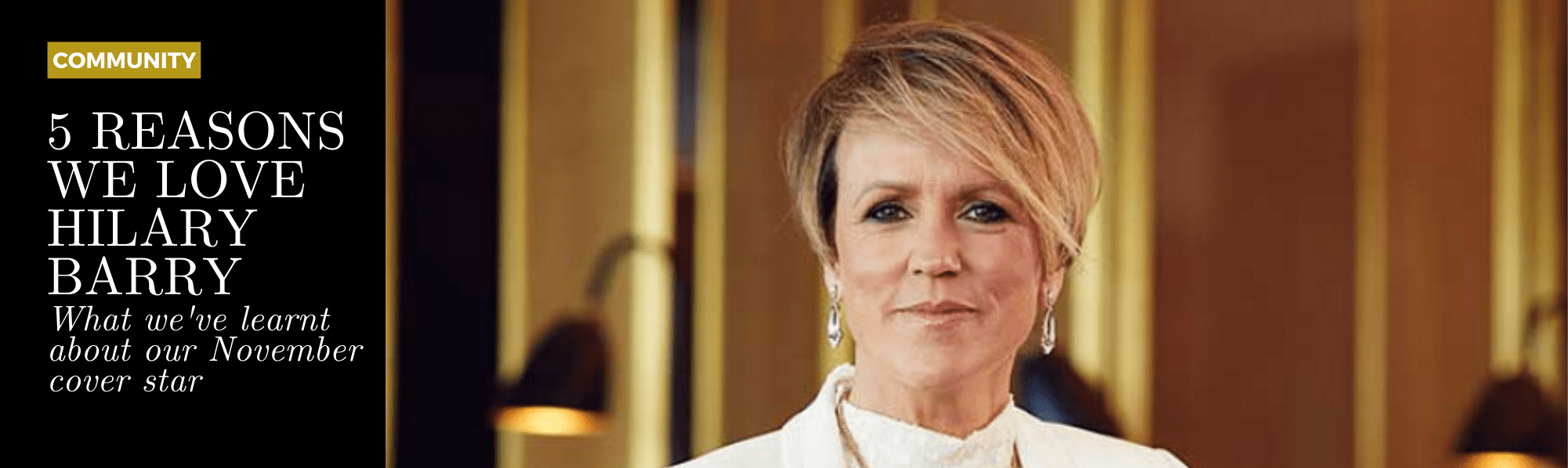 Hilary Barry on the politics of beauty and freedom of not giving a damn