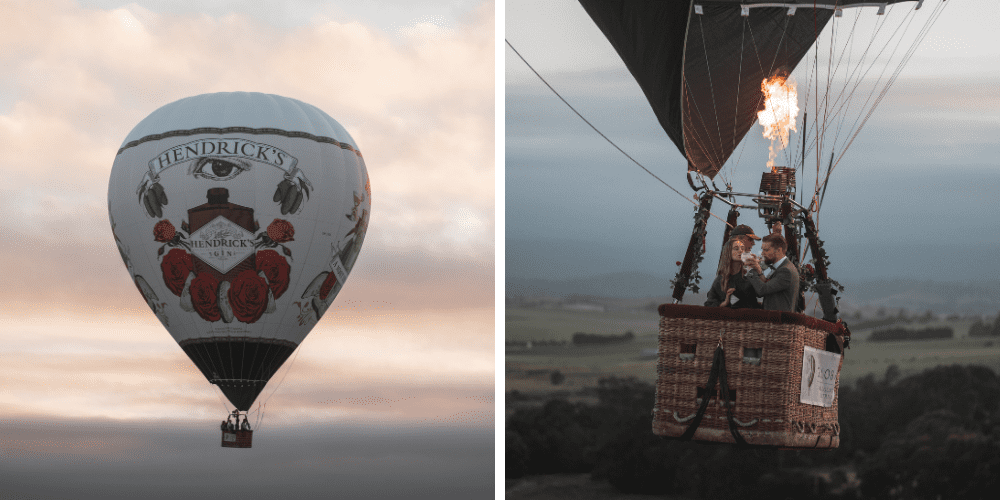 An epic hot air balloon gin bar is taking flight above Sydney this December