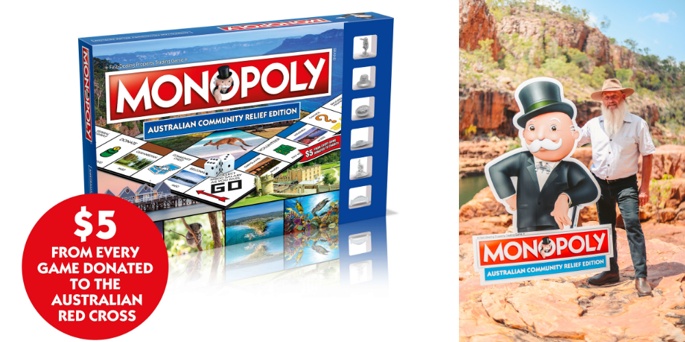 Monopoly unveils Australian Community Relief edition to raise funds for bushfire-affected towns