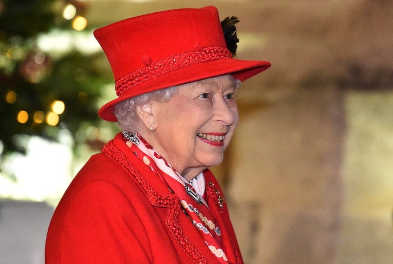 Britain's Queen Elizabeth smiles at Windsor Castle, in Windsor, Britain December 8, 2020. Glyn KIRK/Pool via REUTERS
