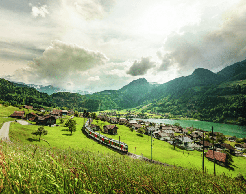The grand train tour of Switzerland