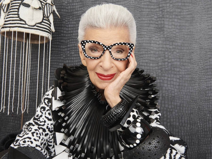 Iris Apfel marks upcoming 100th birthday by launching eyewear collection