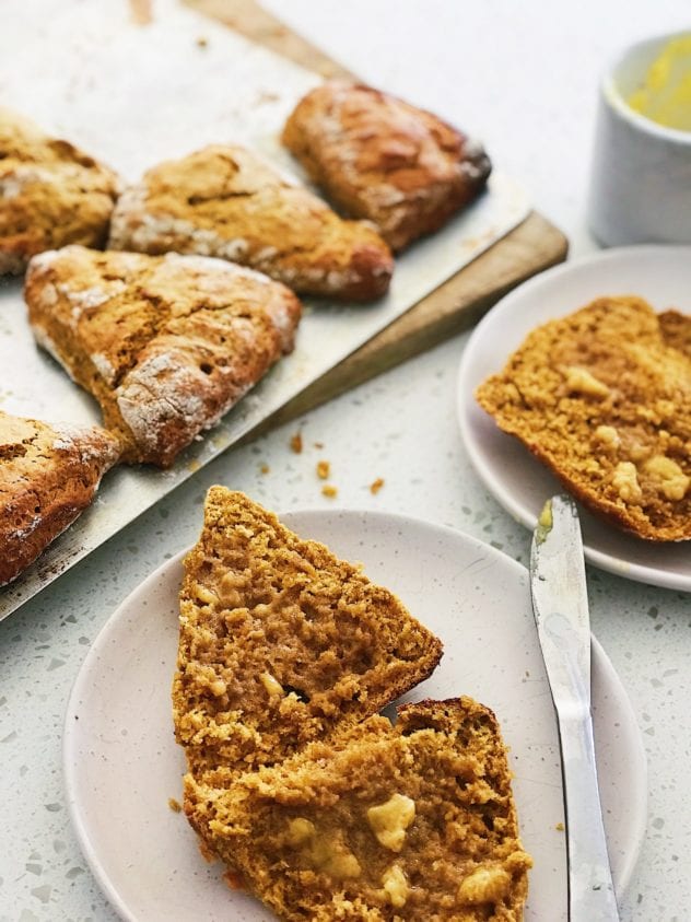 Steph Peirce’s Spiced Pumpkin Scones with Maple Butter