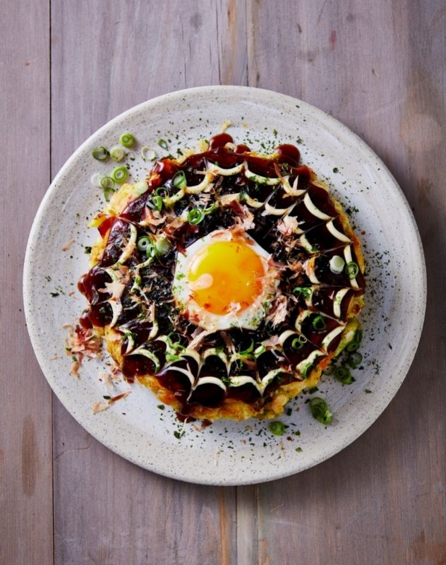 Bacon & Egg Okonomiyaki