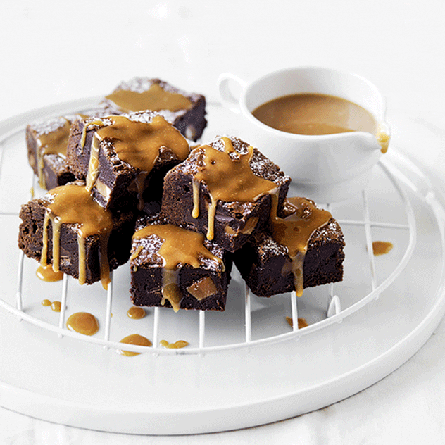 Chocolate Caramel Brownies