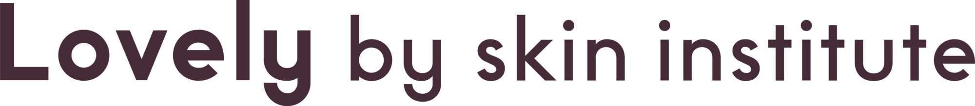 Lovely by skin institute logo