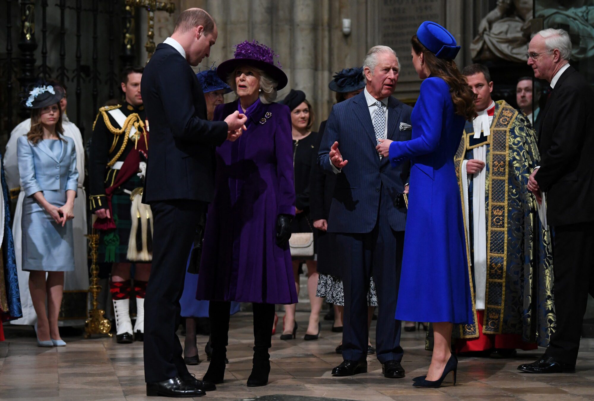 Commonwealth Day service ceremony at Westminster Abbey, in London