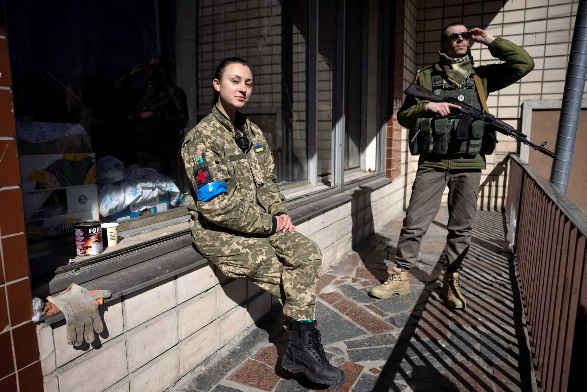 Ukrainian soldiers