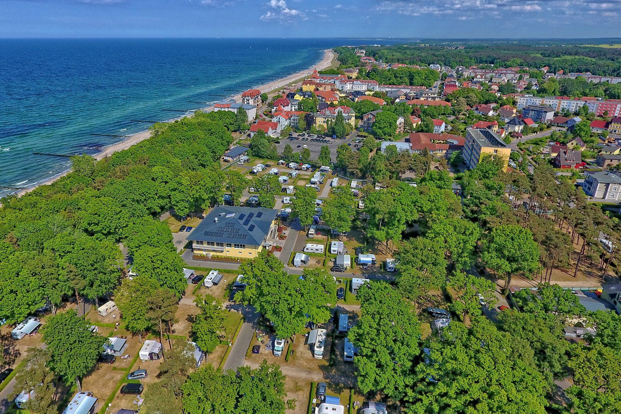 According to one recent ranking, Germany's Kühlungsborn camping park is the most popular campsite in Europe.