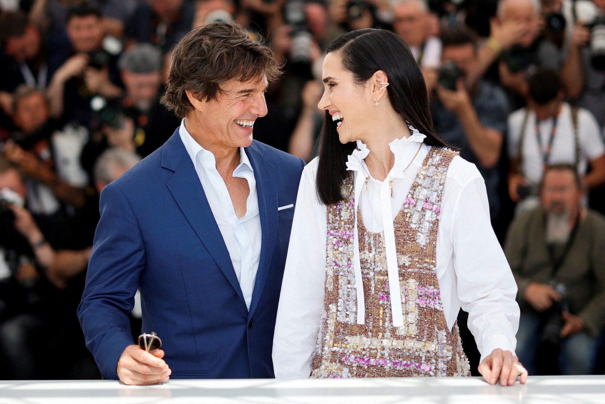The 75th Cannes Film Festival - Photocall for the film "Top Gun: Maverick" stars Tom Cruise and Jennifer Connelly 
