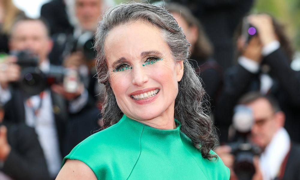 Andie MacDowell shows how to rock Euphoria-style face gems