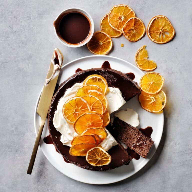 Flourless Choc-Orange Cake with Bitter Orange Syrup