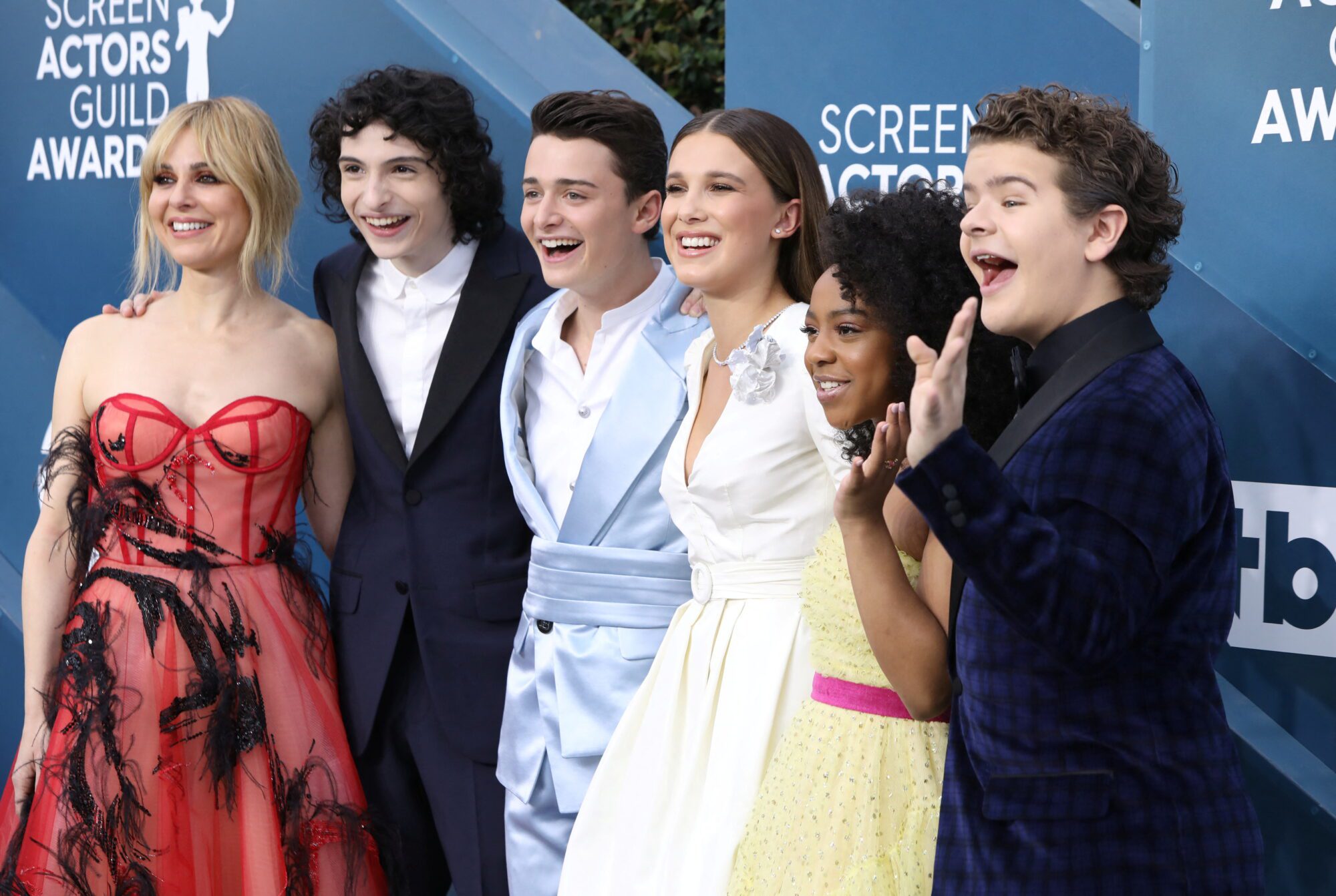 FILE PHOTO: Cast of Stranger Things. REUTERS