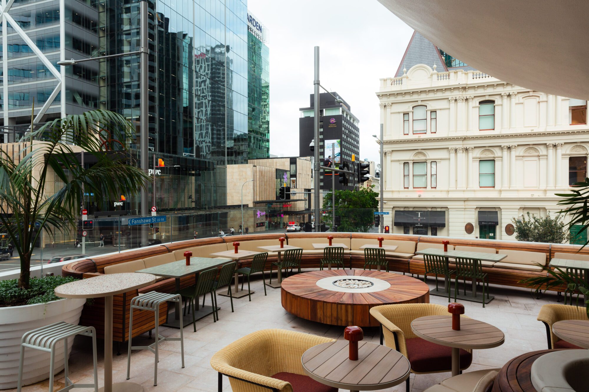 This lush rooftop bar and restaurant brings Palm Springs style to downtown Auckland