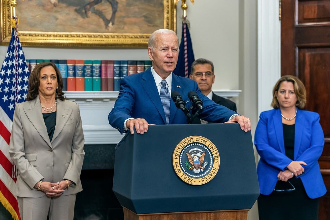 "This Court has made it clear it will not protect the rights of women.

I will." says President Biden 