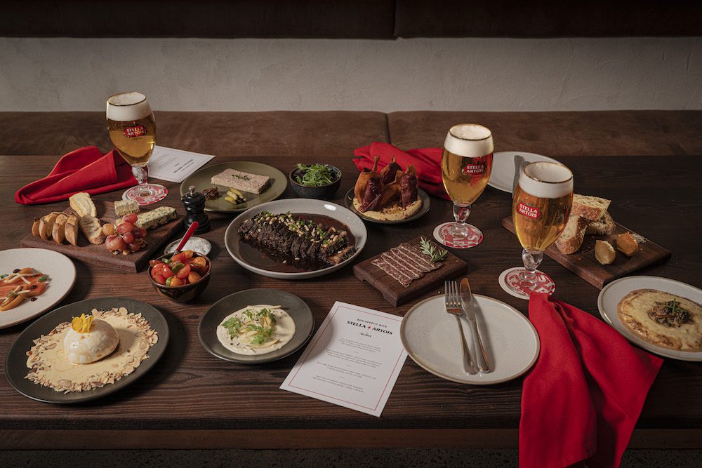 Beer and bon appétit: Atelier partners with Stella Artois for a multi-course French dining experience