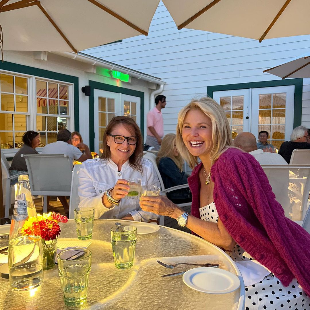 Christie Brinkley enjoying summer time with friends @christiebrinkley Instagram