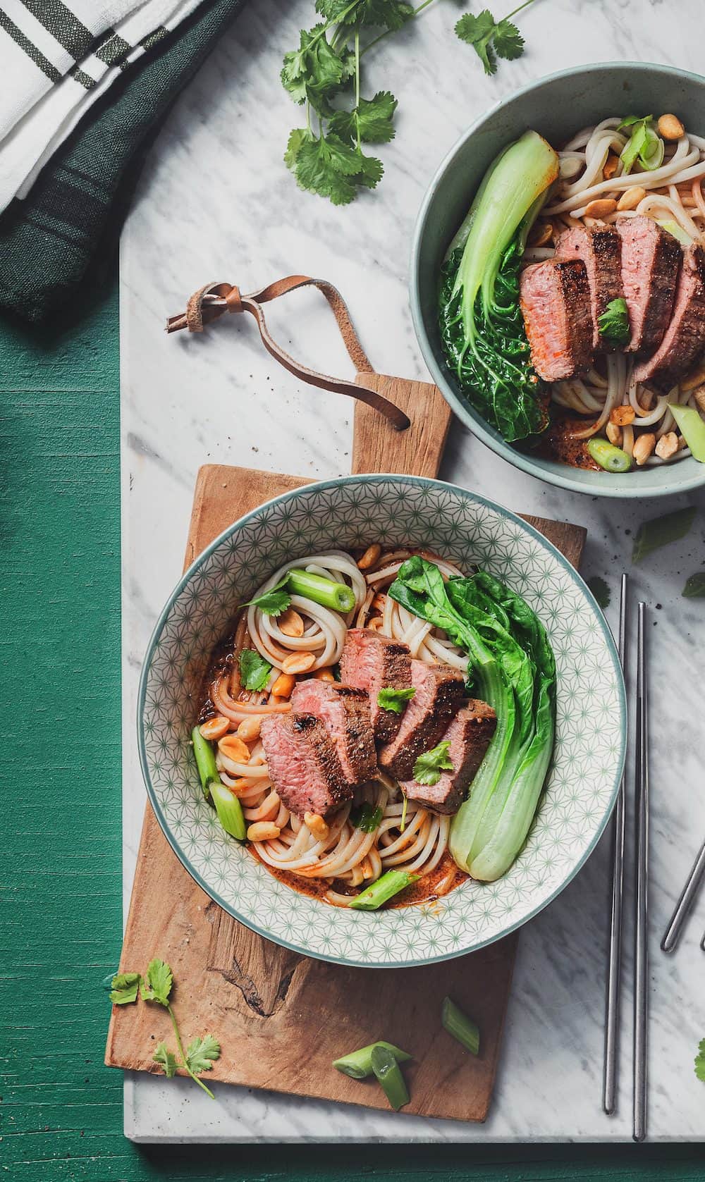 Silver Fern Farms Lamb Loin Fillets with Dan Dan Noodles