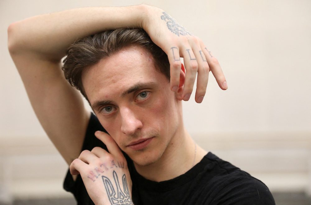 FILE PHOTO: Russian ballet dancer Sergei Polunin rehearses at the Royal Opera House for the Project Polunin show in London, Britain, March 1, 2017. REUTERS/Neil Hall/File Photo