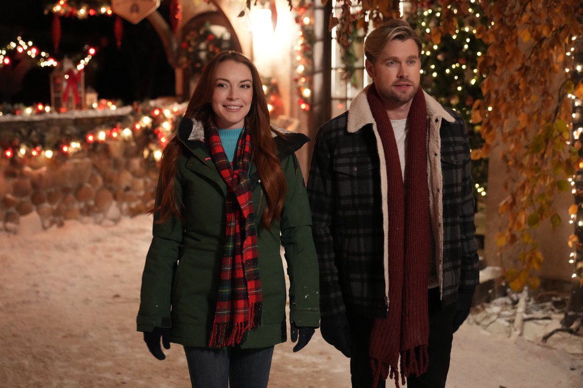 Lindsay Lohan stars in Netflix's new Christmas movie