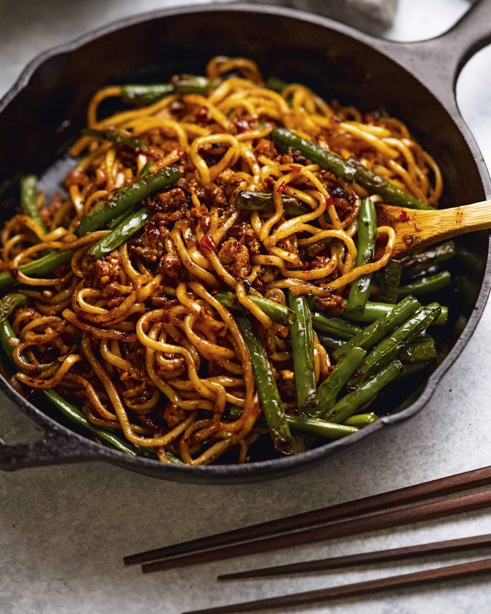 Spicy Sichuan Pork Noodles