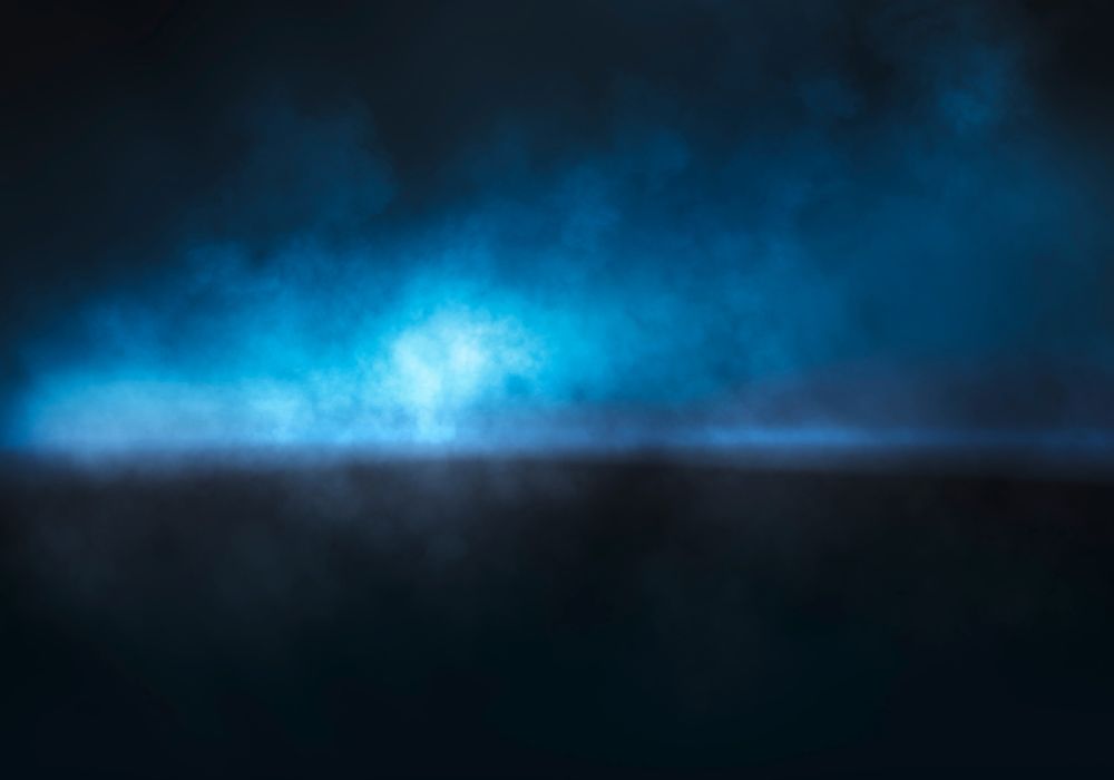 blue mist abstract background