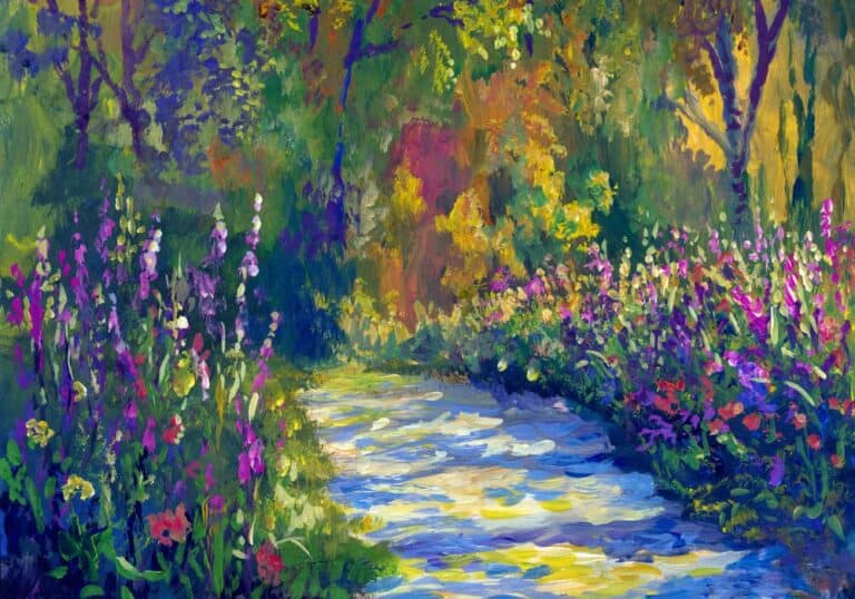 garden painting