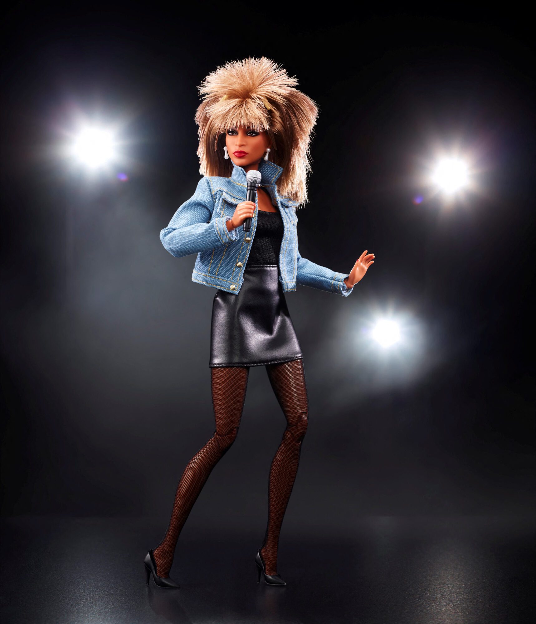 Picture of a Barbie doll created by Mattel resembling singer Tina Turner due to the celebration of the 40th anniversary of her hit song, in this image obtained by REUTERS on October 13, 2022.