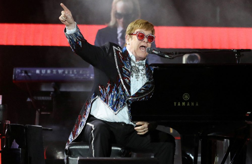 Elton John ends US leg of farewell tour with celeb-studded show