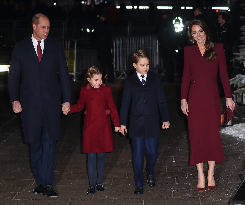 Members of the British Royal family alongside stars of stage and screen attend the Together at Chistmas Royal service at Westminster Abbey

Featuring: Prince William, Prince of Wales, Princess Charlotte, Prince George, Catherine, Princess of Wales
Where: London, United Kingdom
When: 15 Dec 2022
Credit: John Rainford/Cover Images