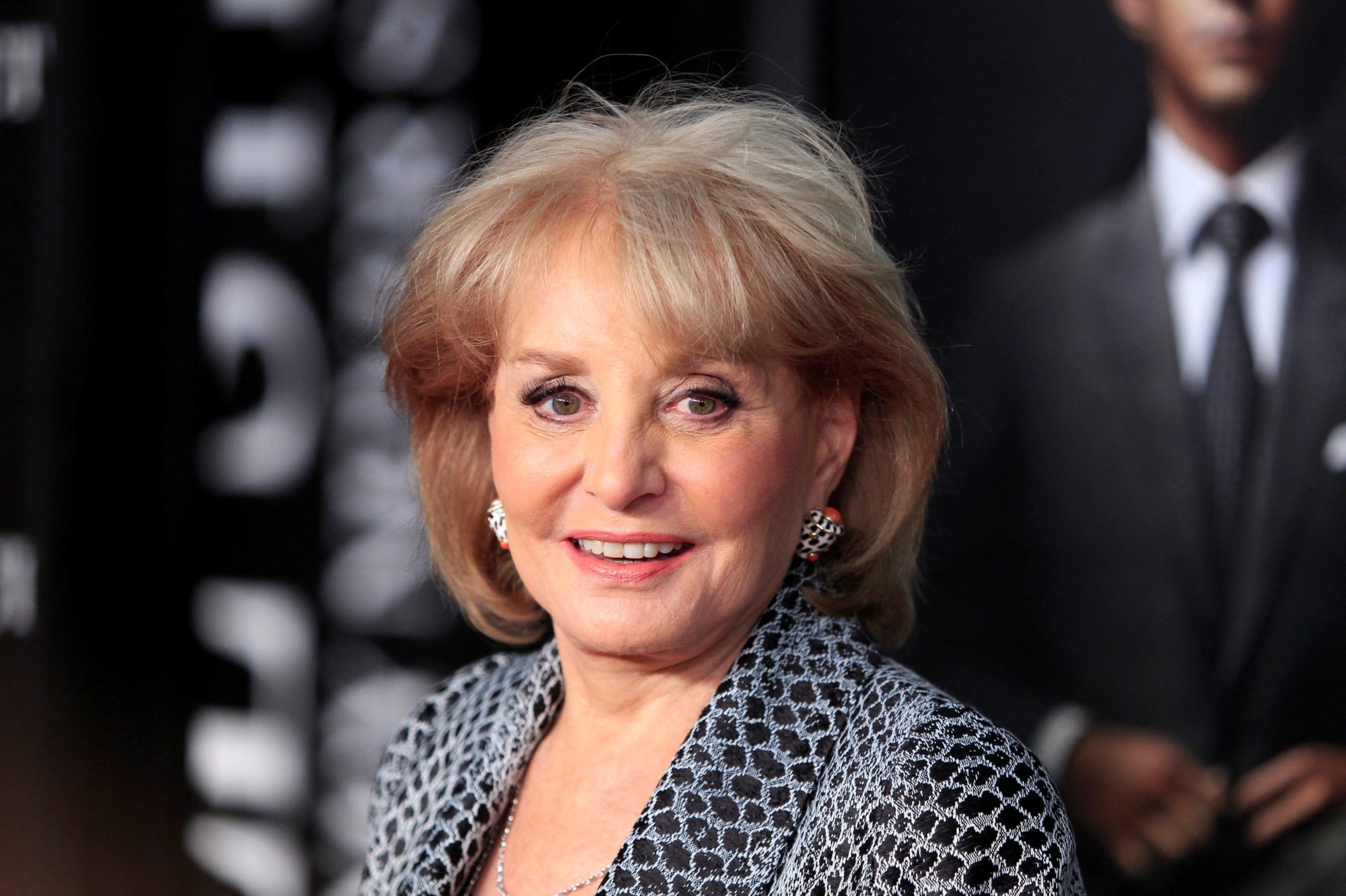 FILE PHOTO: Television personality Barbara Walters arrives for the premiere of the film "Wall Street: Money Never Sleeps" in New York September 20, 2010. REUTERS/Lucas Jackson/File Photo