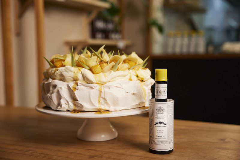 Twist on a classic! Andy Bowdy’s Angostura bitters-infused pavlova recipe