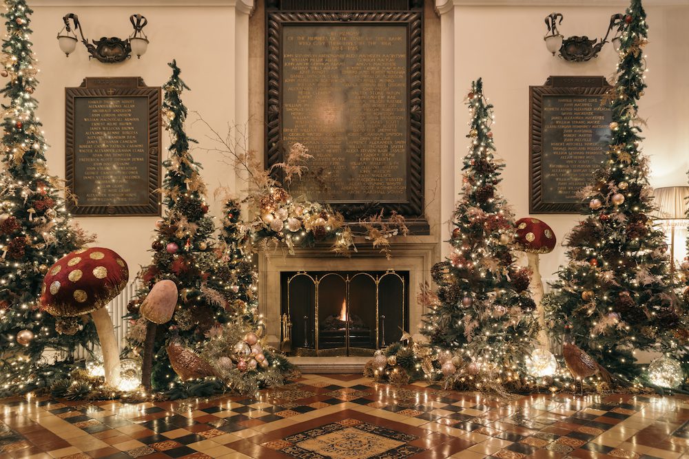 A dazzling display of winter fairytale decorations on display at Gleneagles Townhouse, located on St Andrew Square, Edinburgh